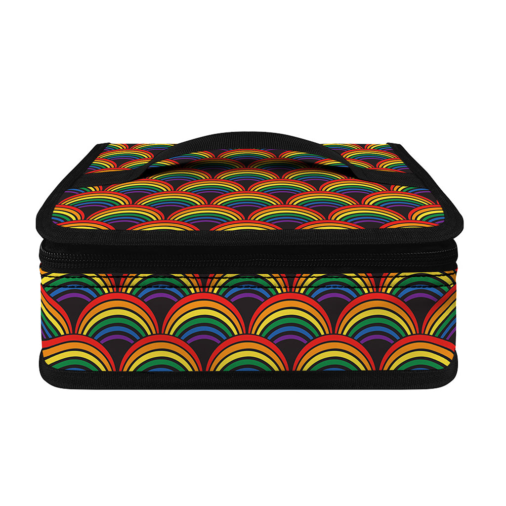 Rainbow Gay Pride Pattern Print Small Lunch Bag