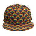Rainbow Gay Pride Pattern Print Snapback Cap