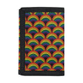 Rainbow Gay Pride Pattern Print Trifold Wallet