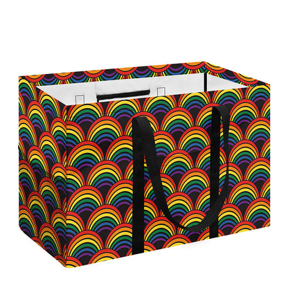 Rainbow Gay Pride Pattern Print Utility Tote Bag