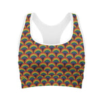 Rainbow Gay Pride Pattern Print Women's Sports Bra