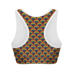 Rainbow Gay Pride Pattern Print Women's Sports Bra