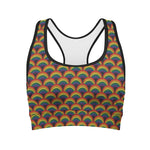 Rainbow Gay Pride Pattern Print Women's Sports Bra