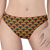 Rainbow Gay Pride Pattern Print Women's Thong