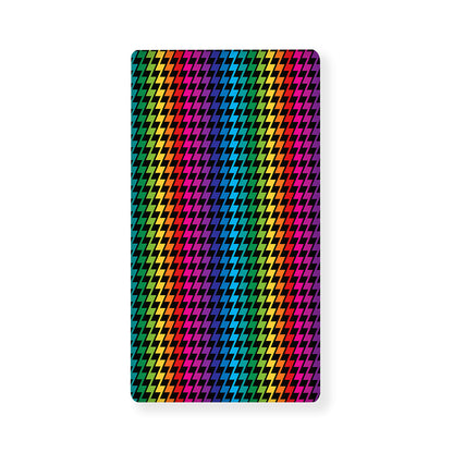Rainbow Gay Pride Zigzag Pattern Print Baby Crib Sheet