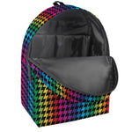 Rainbow Gay Pride Zigzag Pattern Print Backpack