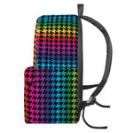 Rainbow Gay Pride Zigzag Pattern Print Backpack