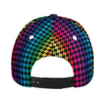 Rainbow Gay Pride Zigzag Pattern Print Baseball Cap