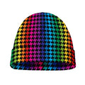 Rainbow Gay Pride Zigzag Pattern Print Beanie