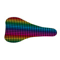 Rainbow Gay Pride Zigzag Pattern Print Bicycle Seat Cover