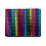 Rainbow Gay Pride Zigzag Pattern Print Bifold Wallet