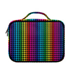 Rainbow Gay Pride Zigzag Pattern Print Briefcase Bible Bag