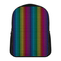 Rainbow Gay Pride Zigzag Pattern Print Casual Backpack