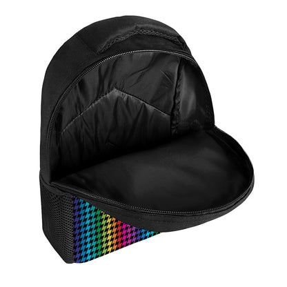 Rainbow Gay Pride Zigzag Pattern Print Casual Backpack