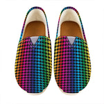 Rainbow Gay Pride Zigzag Pattern Print Casual Shoes