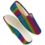 Rainbow Gay Pride Zigzag Pattern Print Casual Shoes