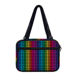 Rainbow Gay Pride Zigzag Pattern Print Double Strap Bible Bag