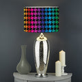 Rainbow Gay Pride Zigzag Pattern Print Drum Lamp Shade