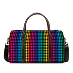 Rainbow Gay Pride Zigzag Pattern Print Duffle Bag