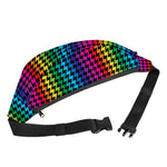 Rainbow Gay Pride Zigzag Pattern Print Fanny Pack