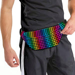 Rainbow Gay Pride Zigzag Pattern Print Fanny Pack