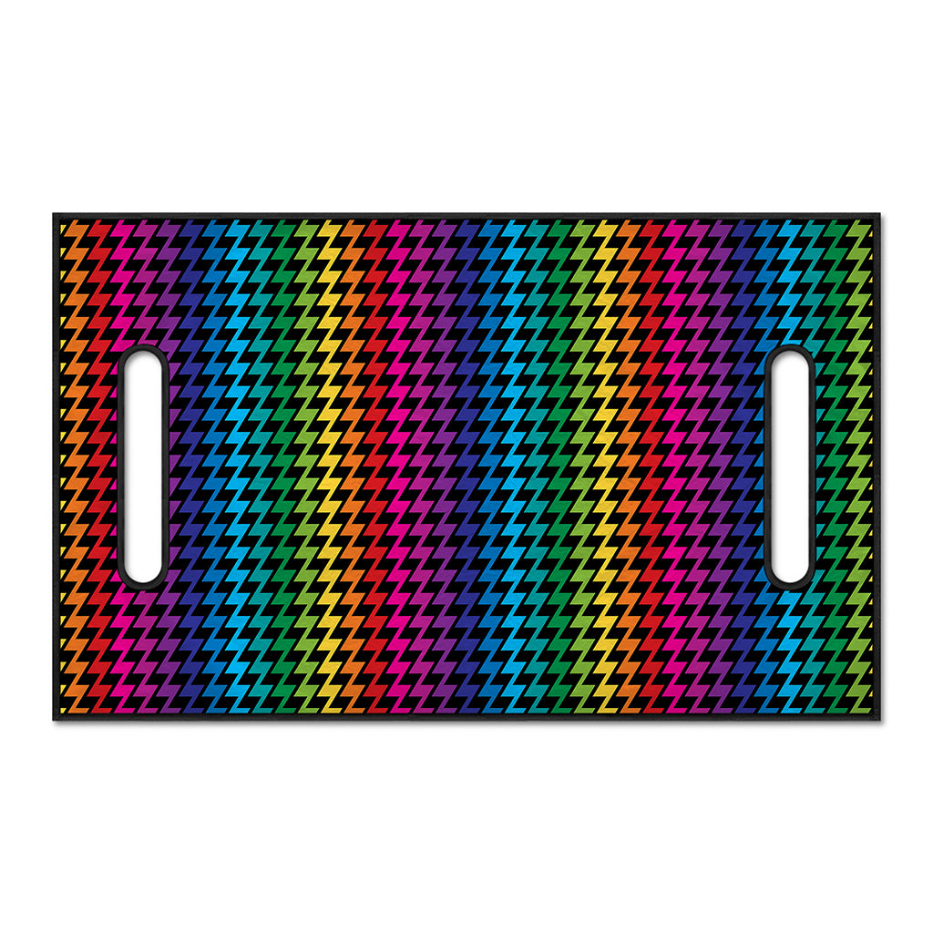 Rainbow Gay Pride Zigzag Pattern Print Golf Cart Seat Cover
