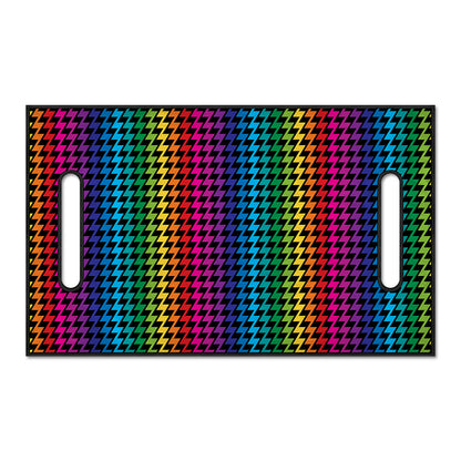 Rainbow Gay Pride Zigzag Pattern Print Golf Cart Seat Cover