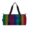 Rainbow Gay Pride Zigzag Pattern Print Gym Bag