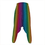Rainbow Gay Pride Zigzag Pattern Print Hammer Pants