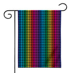 Rainbow Gay Pride Zigzag Pattern Print House Flag