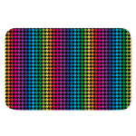 Rainbow Gay Pride Zigzag Pattern Print Indoor Door Mat