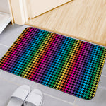 Rainbow Gay Pride Zigzag Pattern Print Indoor Door Mat