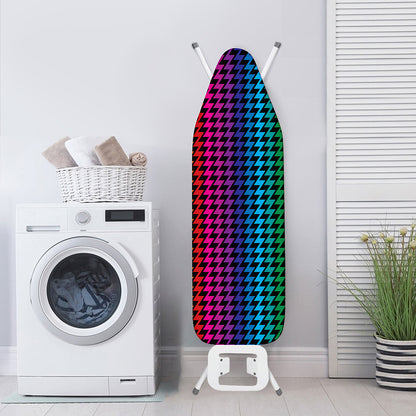Rainbow Gay Pride Zigzag Pattern Print Ironing Board Cover