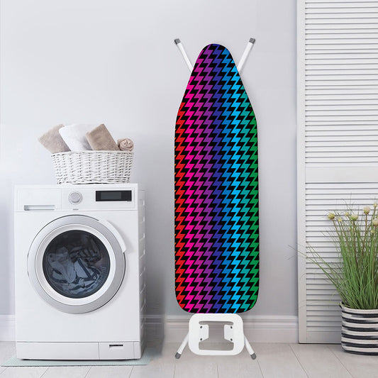 Rainbow Gay Pride Zigzag Pattern Print Ironing Board Cover