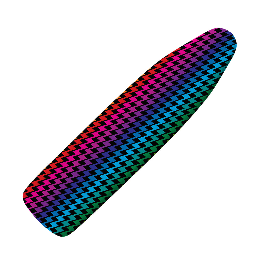 Rainbow Gay Pride Zigzag Pattern Print Ironing Board Cover