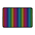 Rainbow Gay Pride Zigzag Pattern Print Kitchen Mat