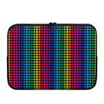 Rainbow Gay Pride Zigzag Pattern Print Laptop Sleeve
