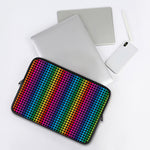 Rainbow Gay Pride Zigzag Pattern Print Laptop Sleeve