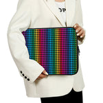 Rainbow Gay Pride Zigzag Pattern Print Laptop Sleeve