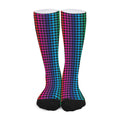 Rainbow Gay Pride Zigzag Pattern Print Long Socks