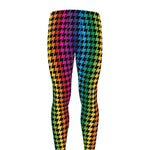 Rainbow Gay Pride Zigzag Pattern Print Men's leggings