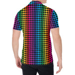 Rainbow Gay Pride Zigzag Pattern Print Men's Shirt