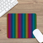 Rainbow Gay Pride Zigzag Pattern Print Mouse Pad