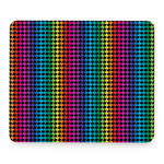 Rainbow Gay Pride Zigzag Pattern Print Mouse Pad