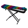 Rainbow Gay Pride Zigzag Pattern Print Piano Keyboard Cover