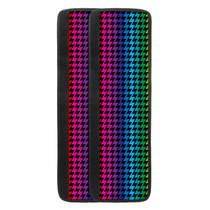 Rainbow Gay Pride Zigzag Pattern Print Refrigerator Handle Covers