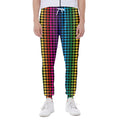 Rainbow Gay Pride Zigzag Pattern Print Joggers