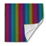 Rainbow Gay Pride Zigzag Pattern Print Silk Bandana