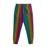 Rainbow Gay Pride Zigzag Pattern Print Sweatpants