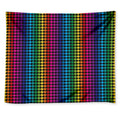 Rainbow Gay Pride Zigzag Pattern Print Tapestry
